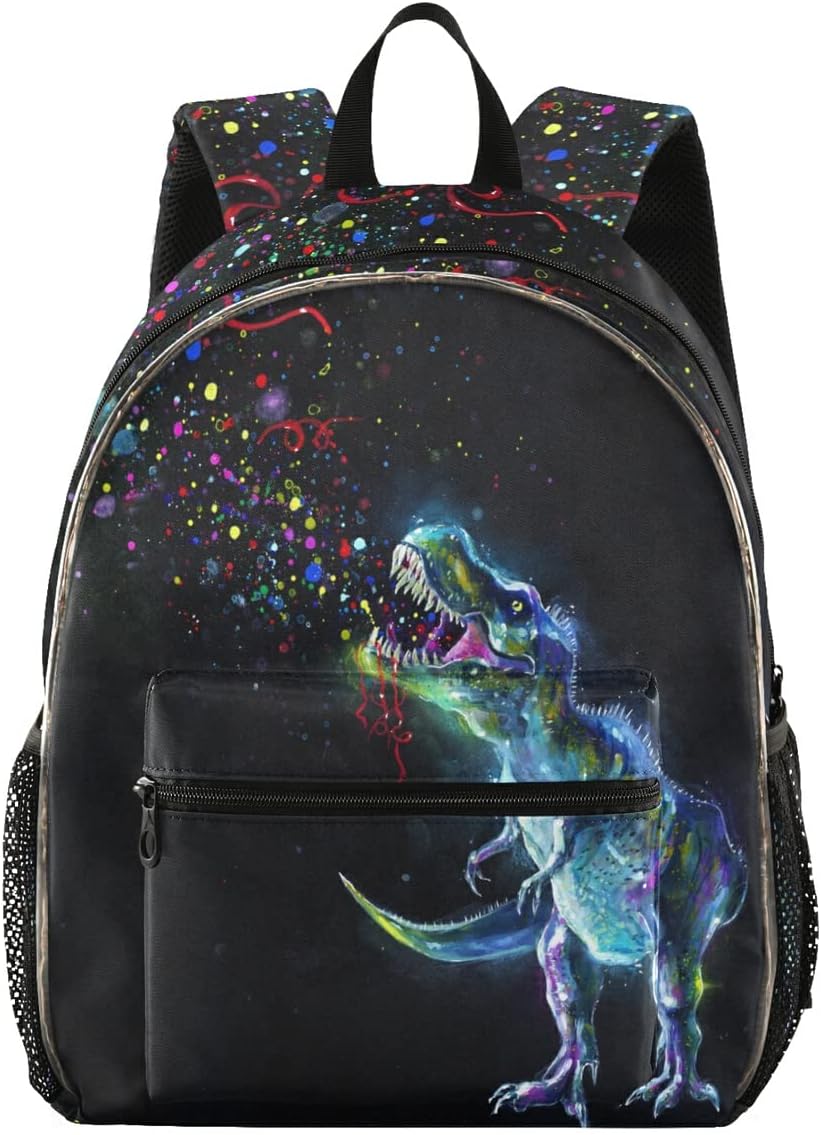UMIRIKOGalaxy Dinosaur 3D Animals Backpack for Teen Girls Boys,Elementary Kids School Bookbag with LED Lights 20240069