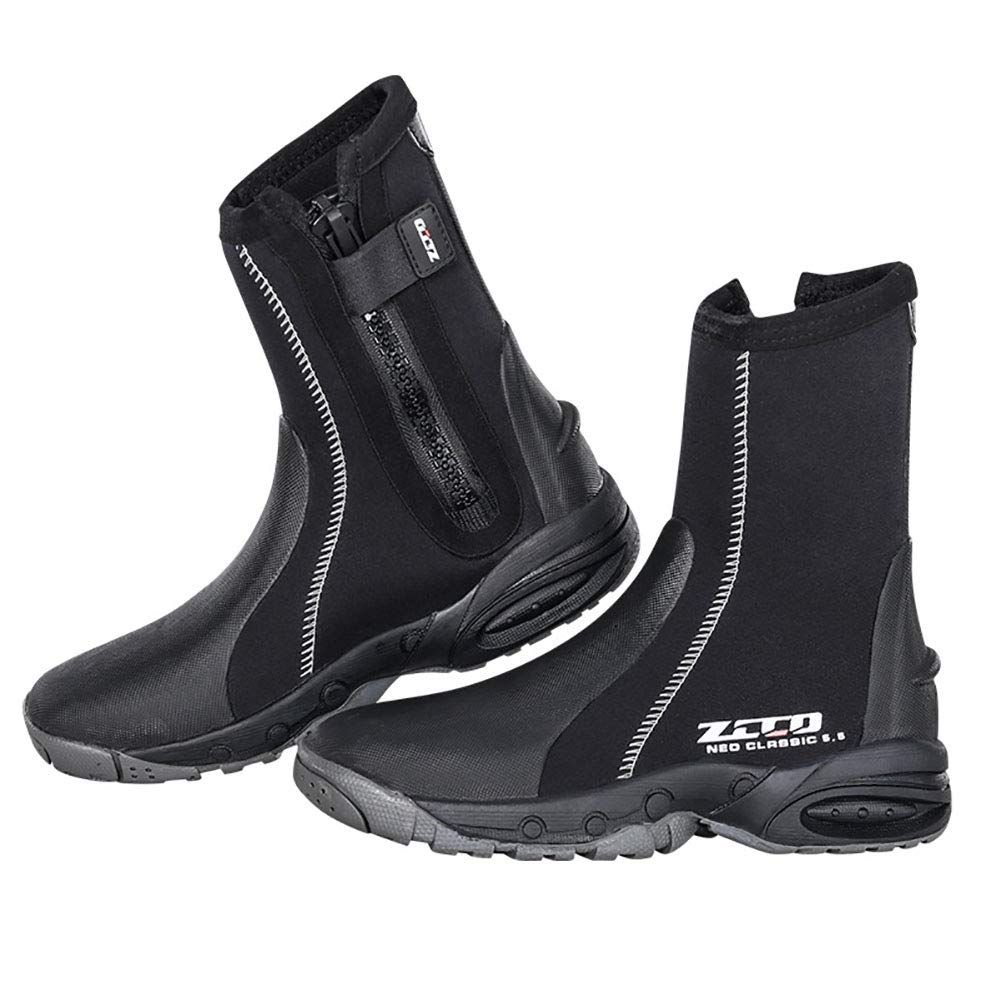 Buty do kombinezonu - neoprenowe buty do snorkelingu 5 mm, surfowanie pływanie mokra woda kombinezon neoprenowe skarpety buty czarne