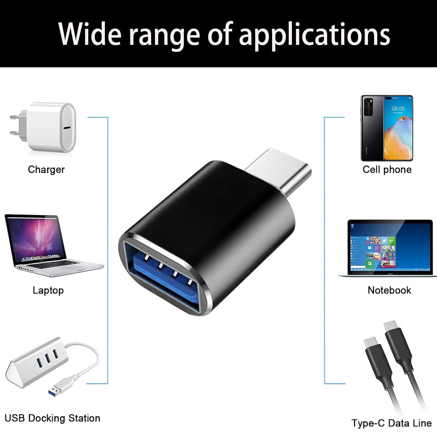 Compatible con cargador de reloj inteligente ROHS, cable de carga USB magnético para relojes inteligentes con certificación ROHS/CE (espaciado de pines de 4 mm)