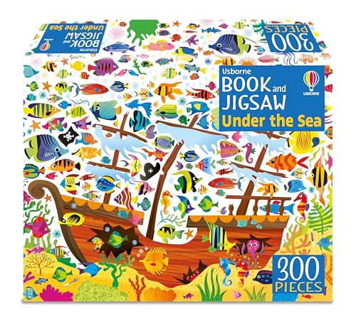 Usborne Books Book and Jigsaw Under the Sea (Usborne Book and Jigsaw).