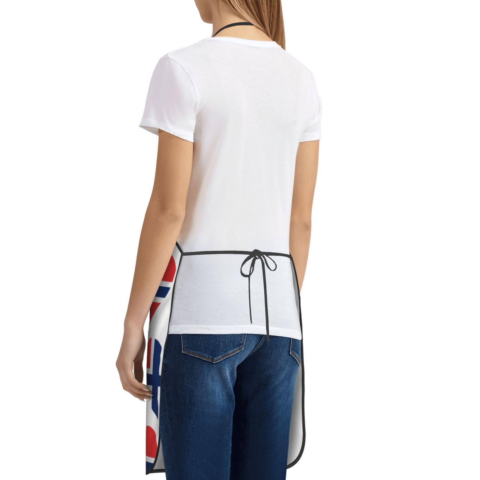 Tablier de cuisine unisexe avec drapeau écossais pour homme et femme