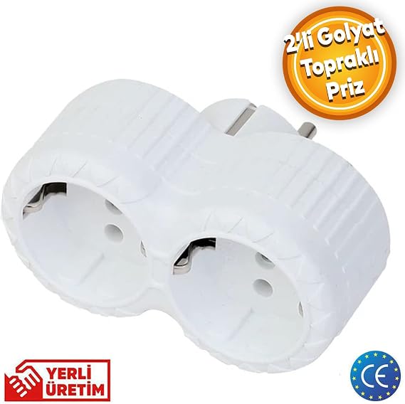 Badem10 Goliath 2 Li Ground Multi Group Socket Replication Double Plug Pyriz