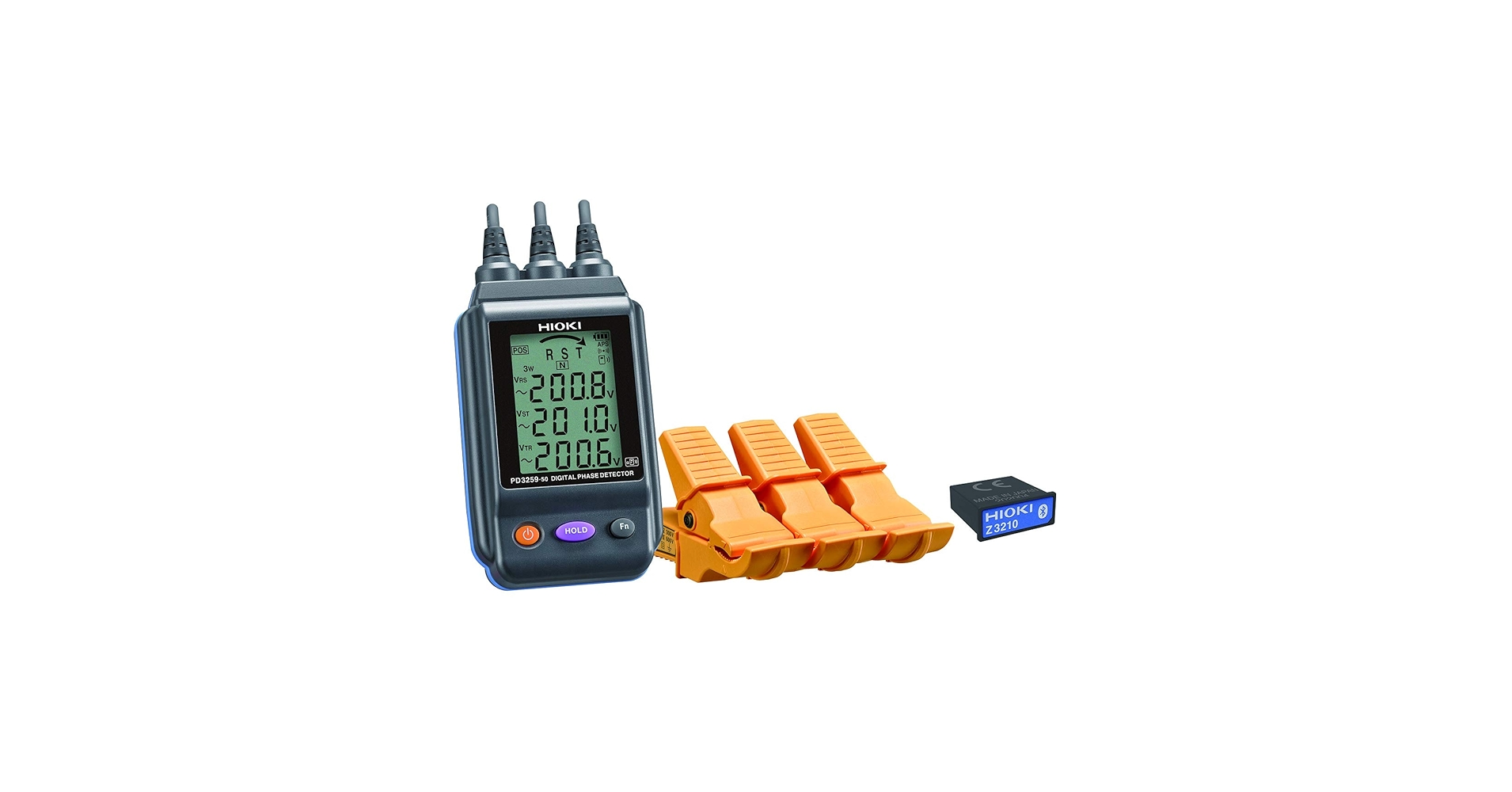 Amazon.co.jp: HIOKI 電圧計付検相器ワイヤレスセット PD3259-90