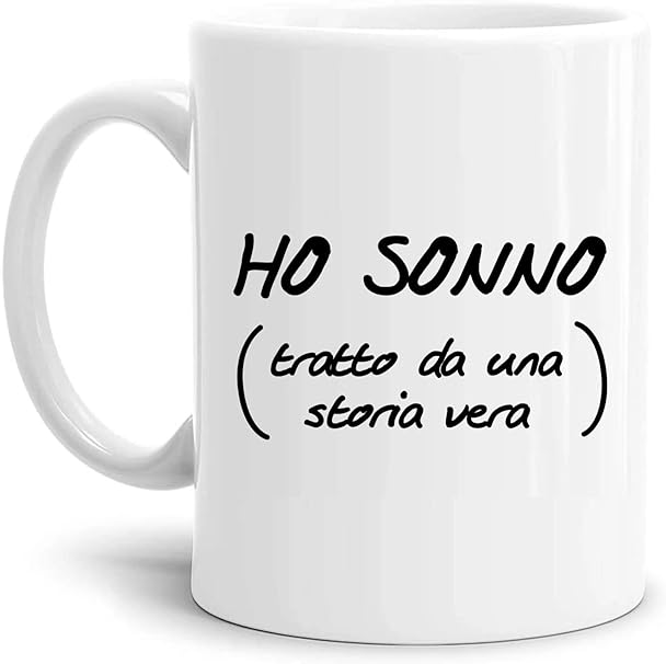 Donna Con Una Tazza Di Caff? O Un T? Disegno Divertente Del Fumetto Grafica Vettoriale Simbolo Image143957708
