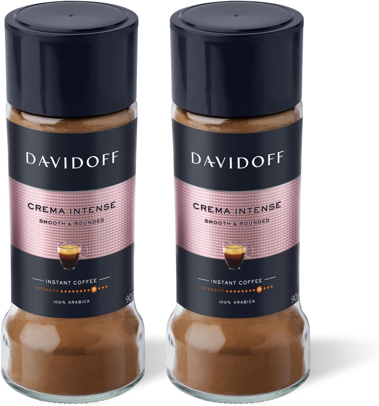 Davidoff Crema Intense Coffee Bottle, 2 x 90 g