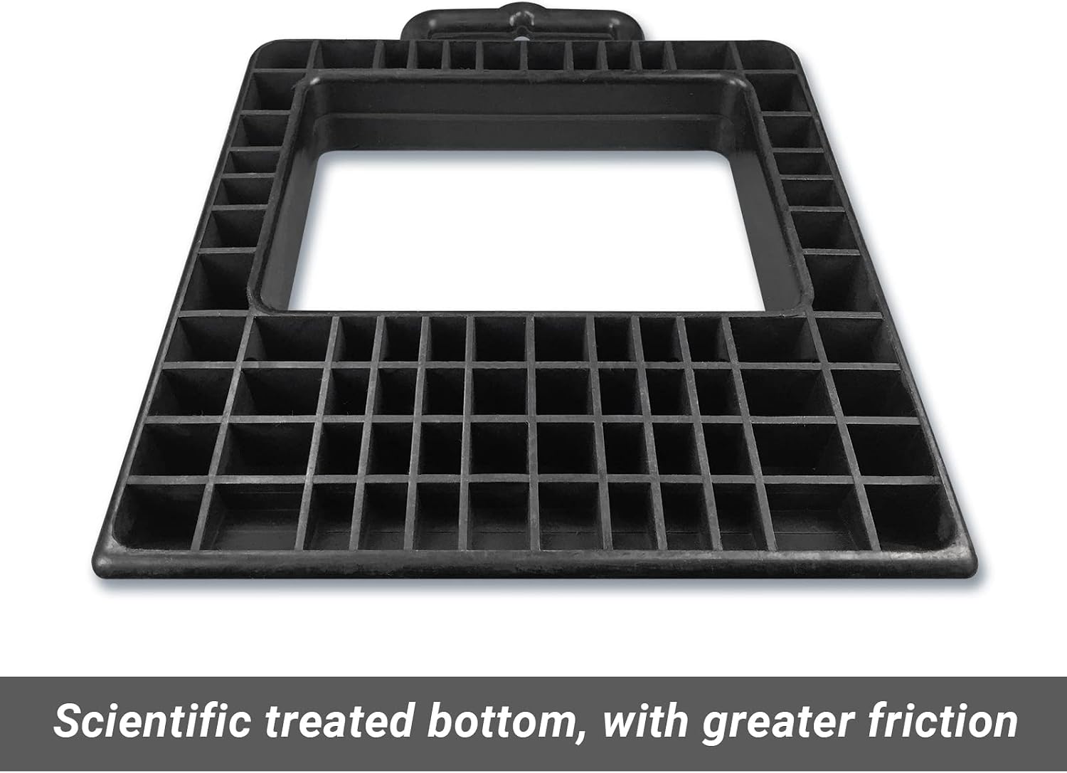 Rubber Heavy Duty Pallet Jack Wheel Chock 2 Pack, Premium Pallet Jack Stopper for Truck 14.2" Length x 11.2" Width x 2" Height (Black, 2 Packs)