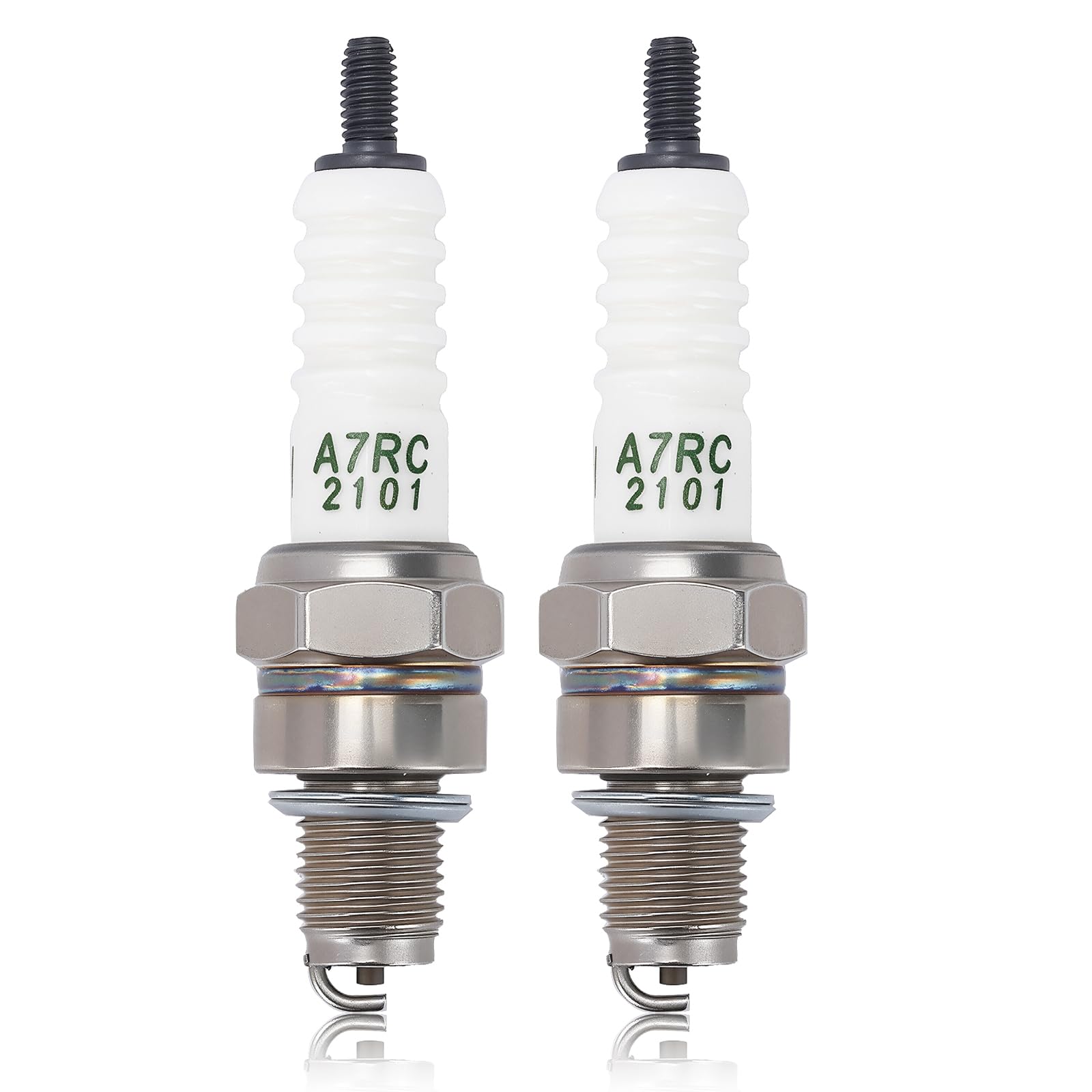 Hipa CR7HSA Spark Plug for NGK C7HSA Torch A7RTC A7TC GY6 50CC 110CC 150CC Scooter ATV XR80 XR100 CRF80 Engine 2PACK
