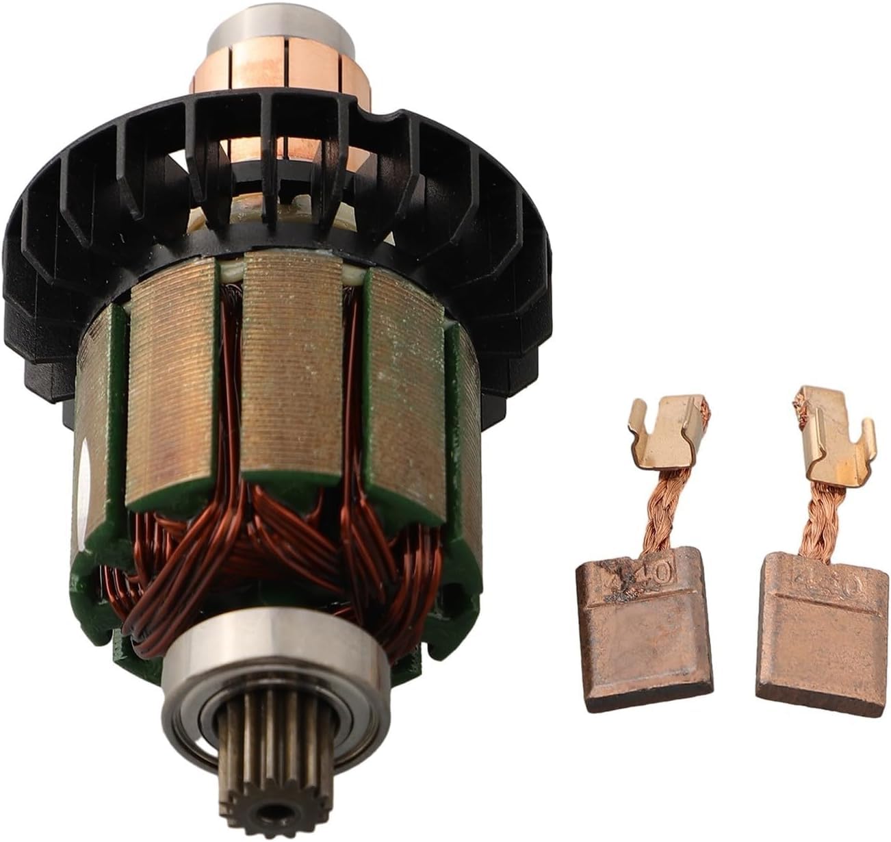 Balais de charbon 13x13x10 mm pour réparer le moteur électrique DHP482 et DDF482
