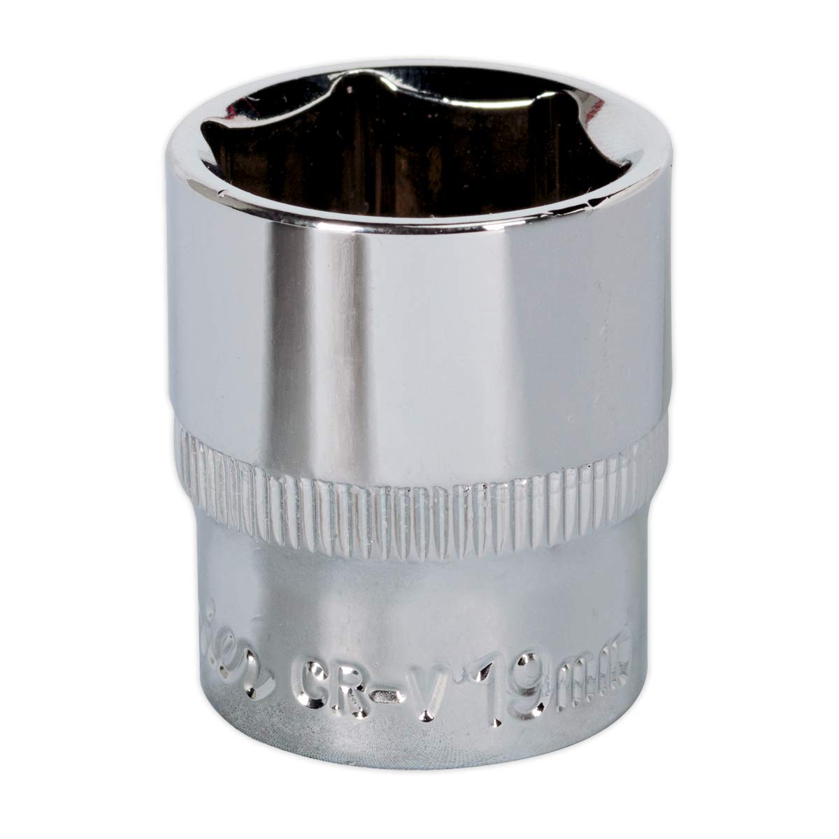 Sealey Sp3819 Walldrive Socket 19Mm 3/8Sq Drive Fully Polished