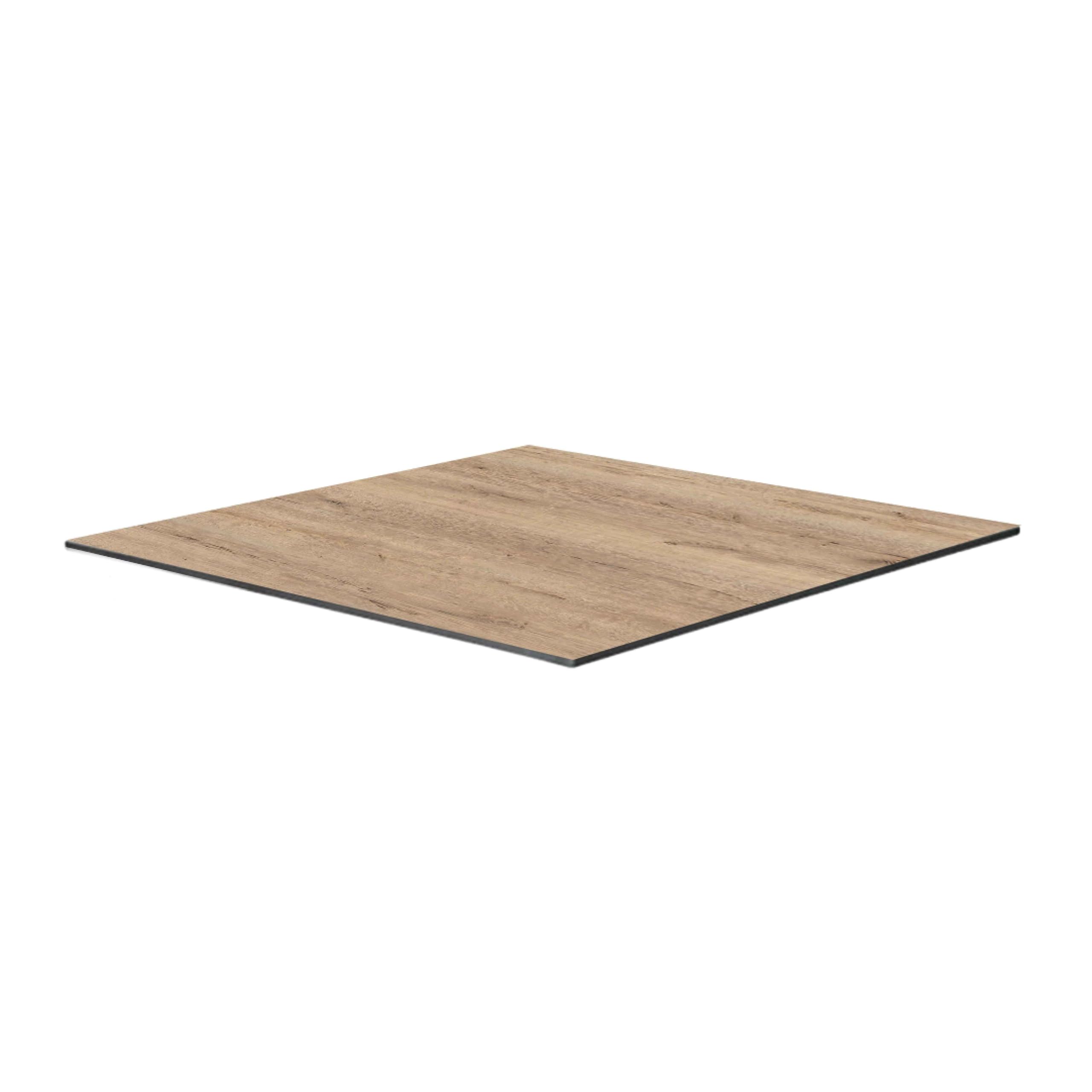 Oviala Plateau de Table stratifié 60x60 cm chêne Brut