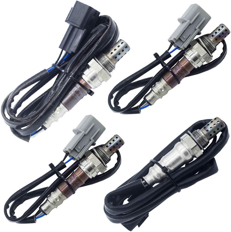 4PCS Oxygen O2 Sensor 1 & 2 for 2004-2011 Mitsubishi Galant 2.4L Upstream + Downstream