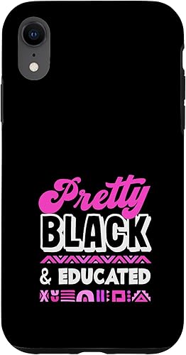 Black History Pretty Black Educated African Girl Case for iPhone XR