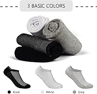 Vista 7 de Tphon Mens No Show Socks, 8 Pairs Non Slip Ankle Socks for Men Low Cut Athletic Liner Sock for Loafer Flats Sneakers