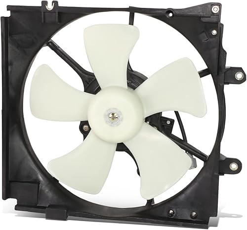 MA3115109 Conjunto de ventilador de refrigeración de radiador estilo fábrica compatible con Mazda 626 1998-1999, 12V, negro disponible en Yaxa Peru