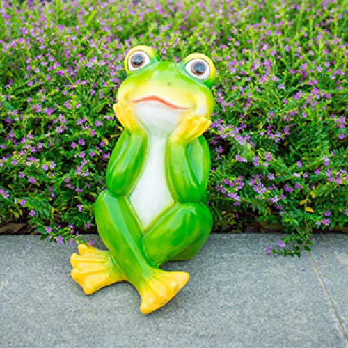 Grenouille résine durable pour remplacer les décors cassants