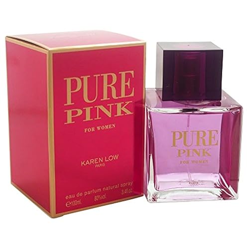 Karen Low Pure Pink Eau de Parfum Spray para mujer, 3.4 oz
