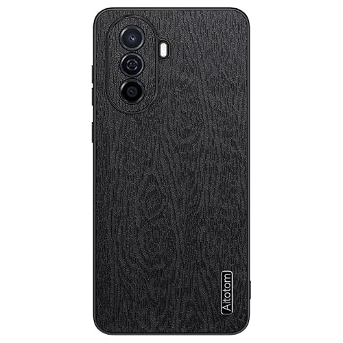 Jiajihua Case Compatible with Huawei Enjoy 50 4G,Compatible with Huawei Enjoy 50 4G 2 in 1 Lens Protection Shockproof and Anti-Drop Cover Black