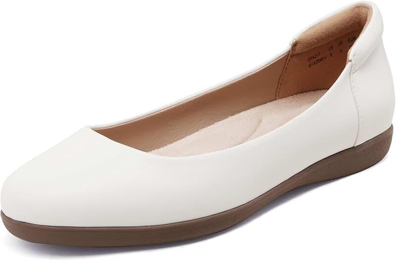 Womens Flats White / Flats / Shoes Clothing, Shoes & Jewelry