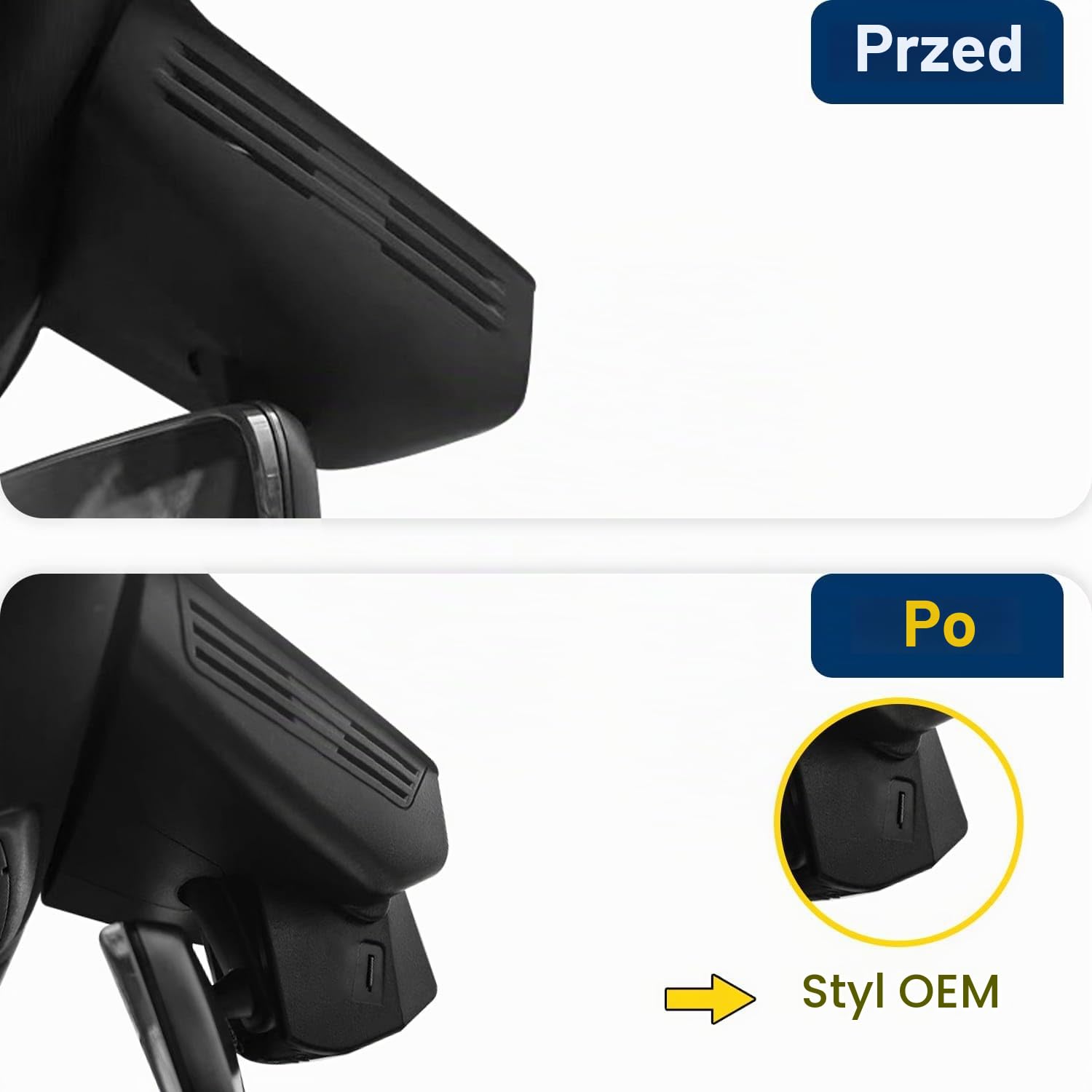 1080P WiFi Kamera samochodowa dla BYD Seal 06 2024, zasilanie OBD, styl OEM, nagrywanie w pętli, kamera przednia, karta 64 GB, samochodowy rejestrator DVR