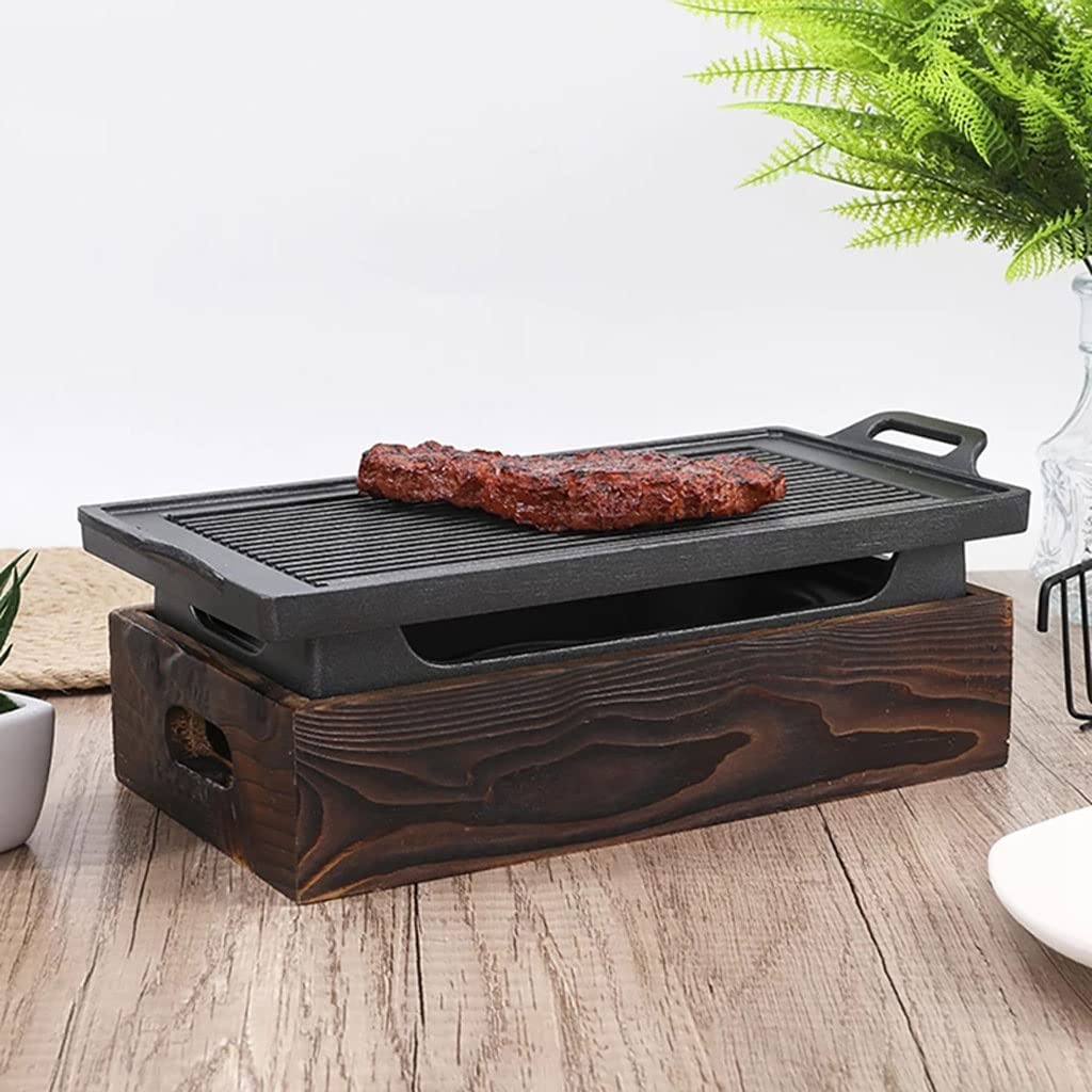 Grill Bezdymny Przenośny Grill Koreański Japoński Grill Na Węgiel Drzewny Domowy Nieprzywierający Piekarnik