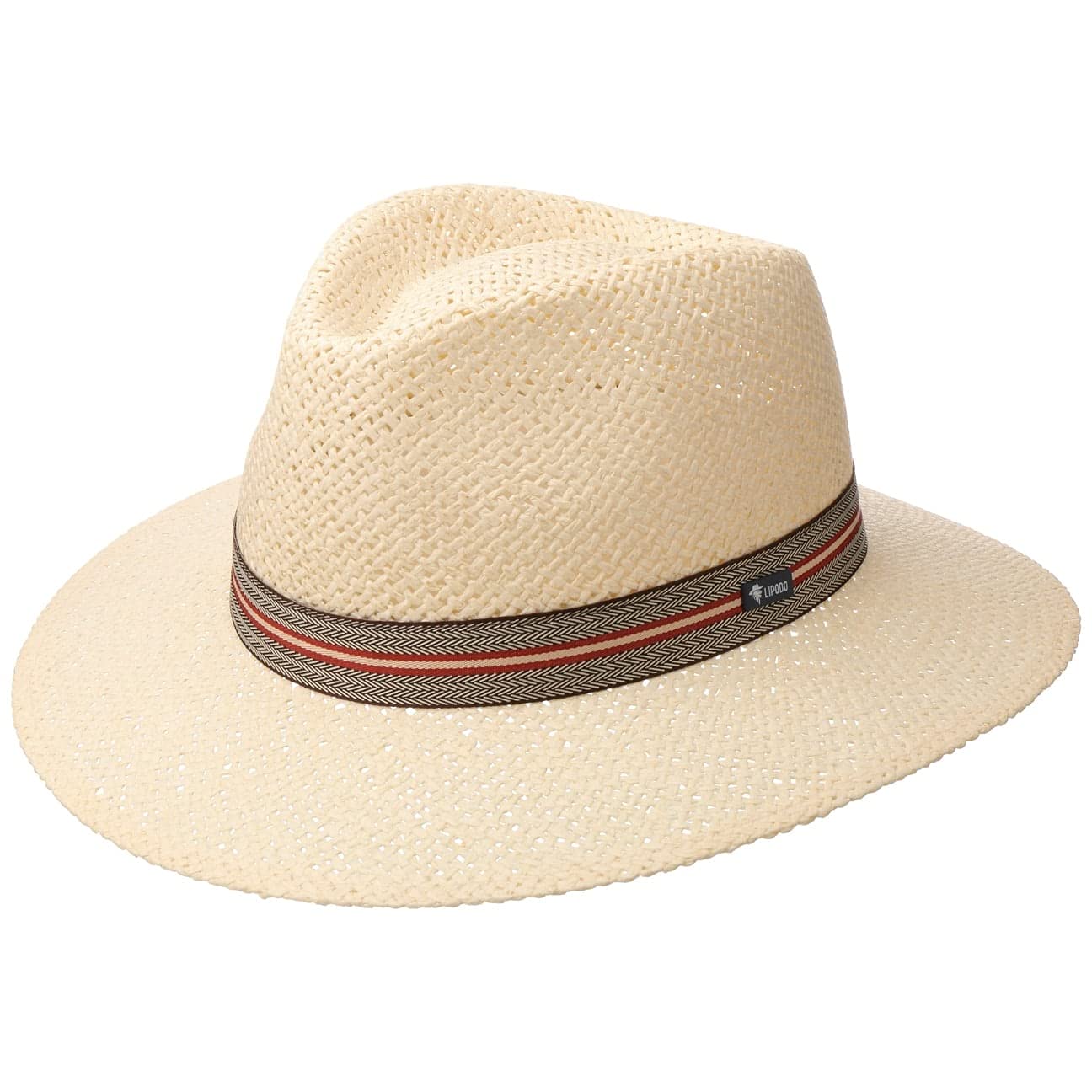 LIPODO Sombrero de Paja Namanto Traveller Mujer/Hombre - Made in Italy Sol Verano Playa Primavera/Verano
