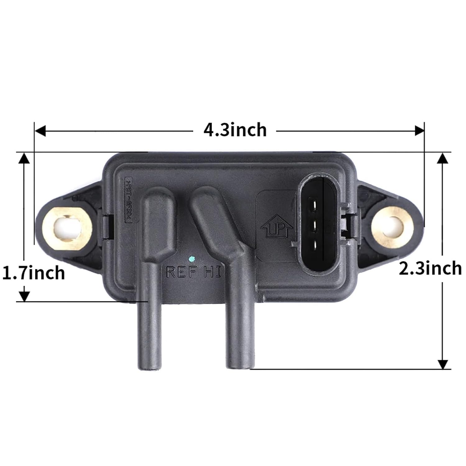 Mass Airflow Sensor 1PCS EGR Pressure Sensor Fits for Ford Lincoln Mazda Mercury VP8 VP8T 94-10 EGR155 DPFE15 F77Z9J460AB