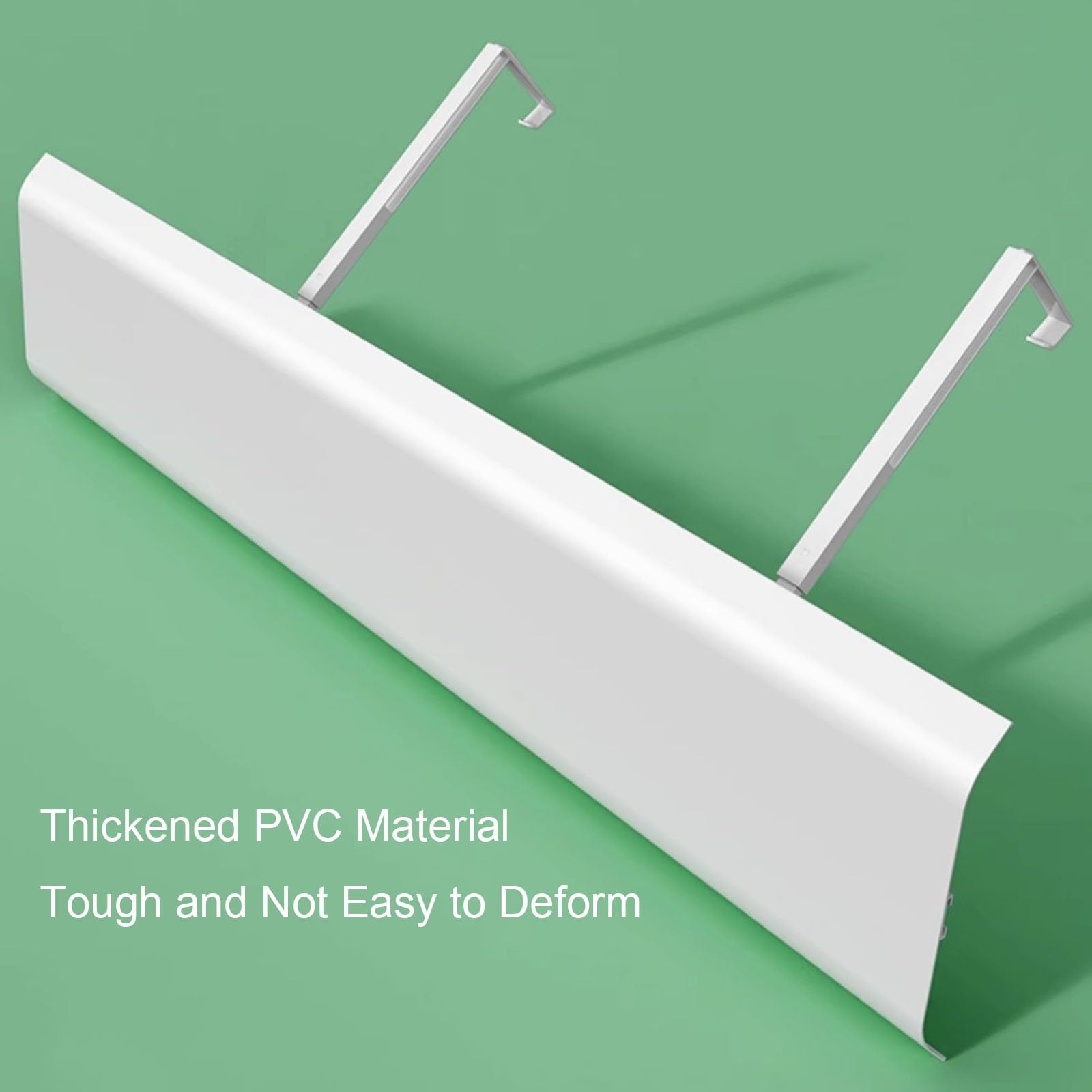 Deflector de ventilación de CA, deflector resistente al viento para aire acondicionado de pared, guía de viento antisoplado directo para el hogar u oficina