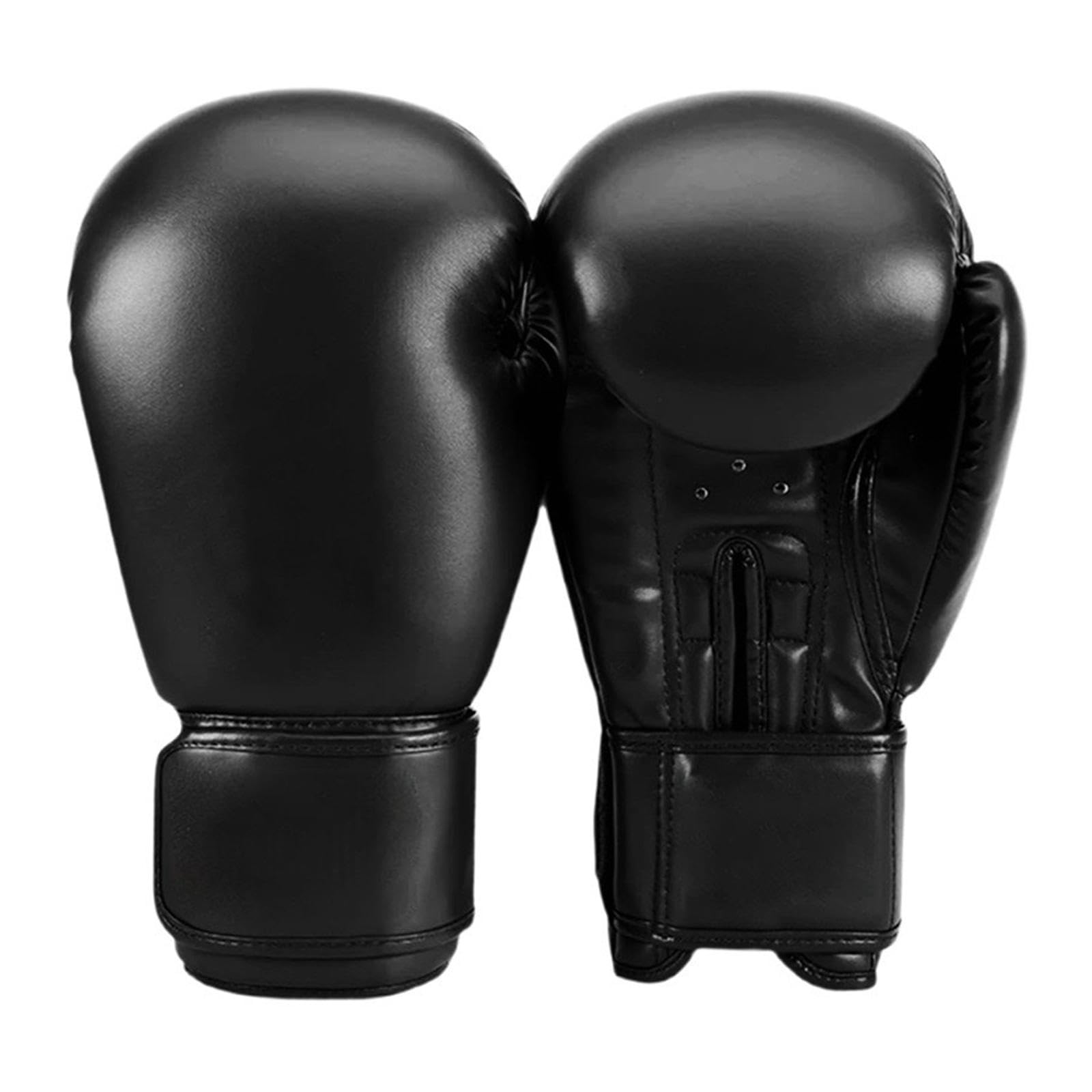 QSTDGVPW Adult Boxing Gloves Breathable Punching Bag Focus Mitts Pads for Fitness Fighting Sports, Black