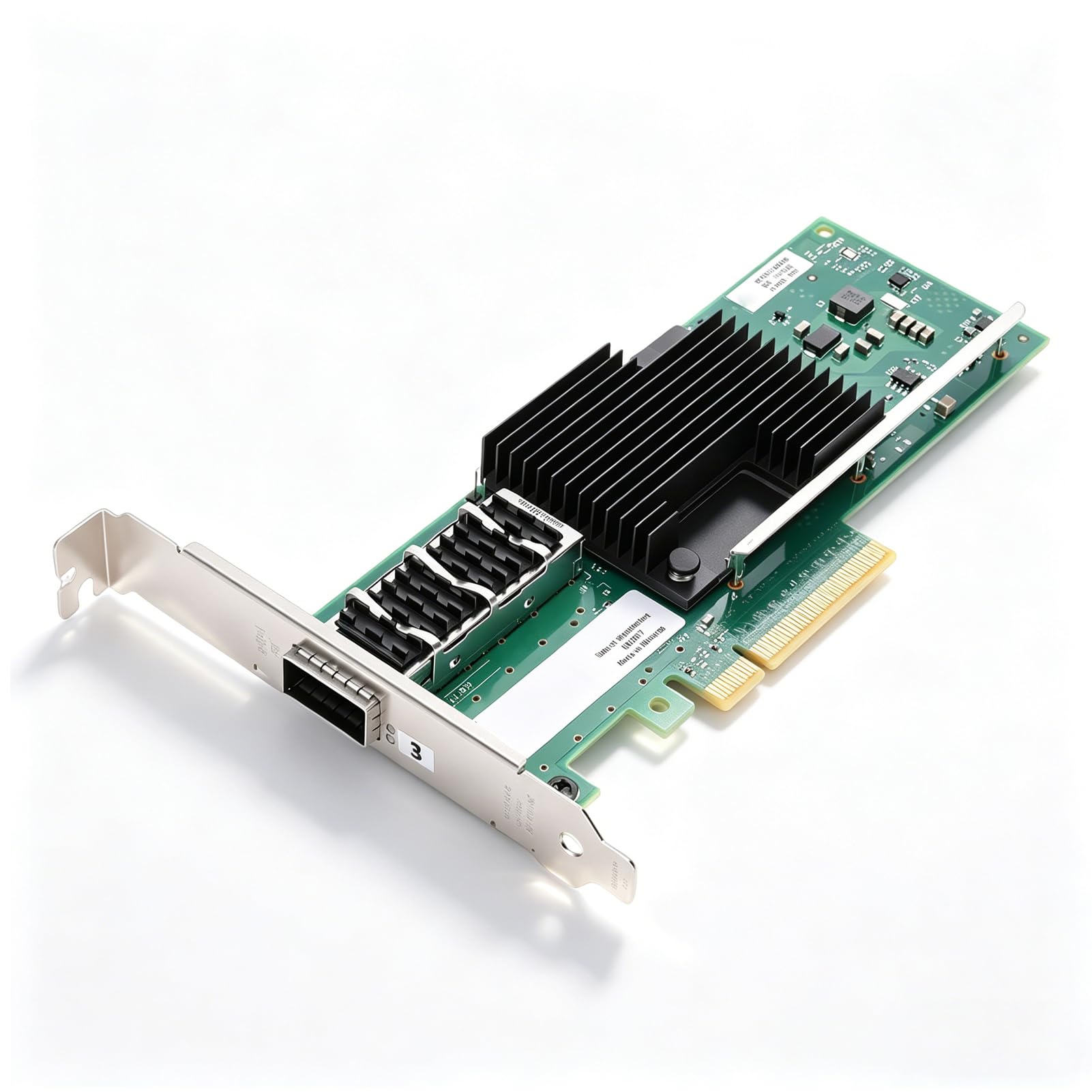 LICAEVEY Karta Sieciowa 40GbE PCIe, Pojedynczy Adapter Ethernet QSFP+, Obsługa Kontrolera XL710AM1 PCIe 3.0 X8, do Wirtualizacji i środowisk Serwerowych