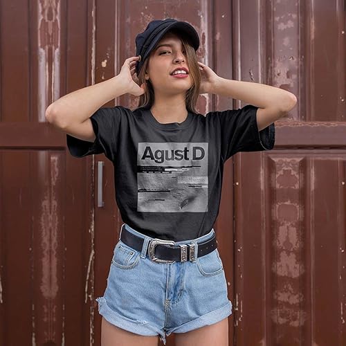 Miniatura 3 de Camiseta Agust D para hombre y mujer, color blanco, regalo para papá, Varios colores