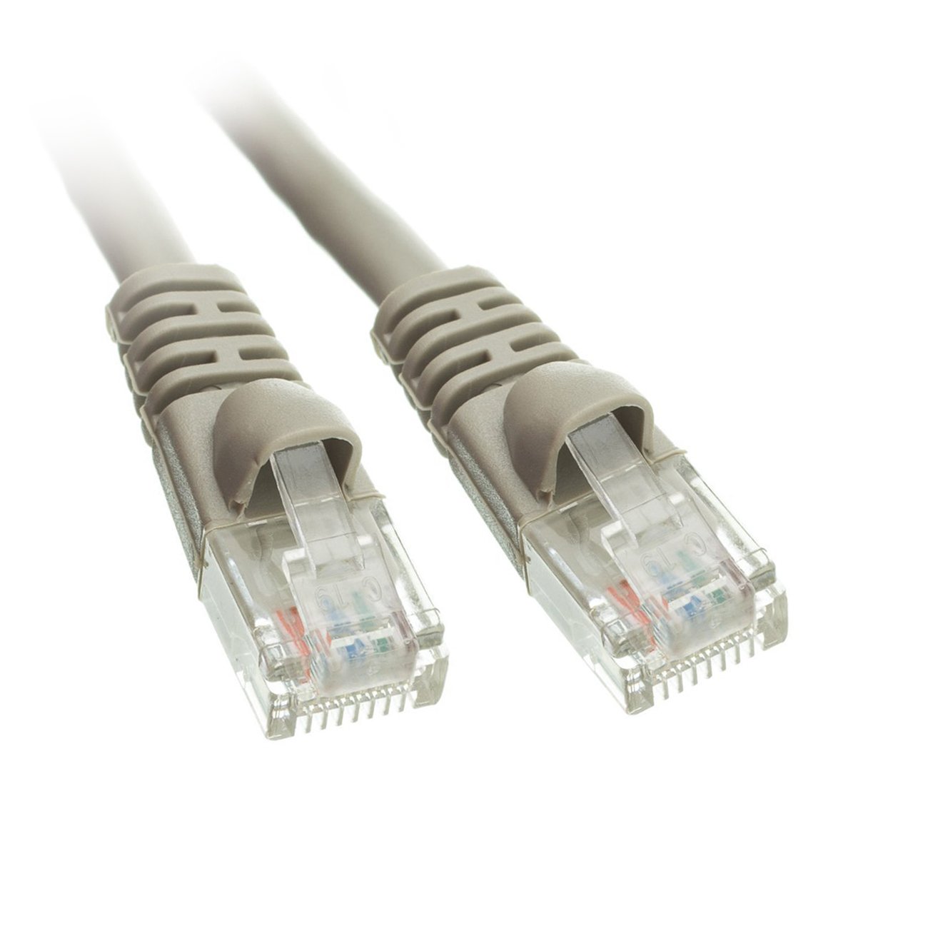 ACLStaticide 50 Feet RJ45 Snagless/Molded Boot Gray Cat6 Ethernet Lan Cable, 1 Pack