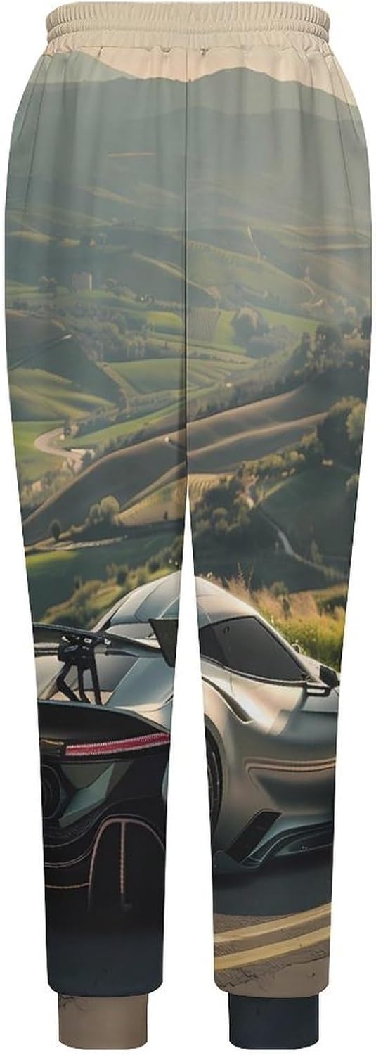 Hypercar in Italian Hills Men Pants Lightweight Sweatpants Joggers Pant 4XL