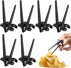 6 Stück Fingerstäbchen für Gamer, Snack Fingerstäbchen, Gaming-Snack-Essstäbchen, Hand-Free Snack Finger Chopsticks, Faule Finger Chopsticks für Arbeit Spiel Spielen, um die Hände Sauber zu Halten!