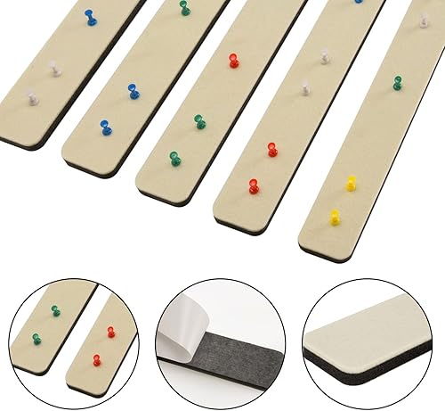 Miniatura 3 de Tablón de anuncios, tableros de corcho para paredes, tablero de corcho para oficina, tablones de anuncios para paredes (blanco)