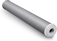 Vista 3 de Filtro de agua estándar de 5 micrones con carcasa de coco para toda la casa, 20 x 2.5 pulgadas, se adapta a carcasas de 20 x 2.5 pulgadas. Elimina