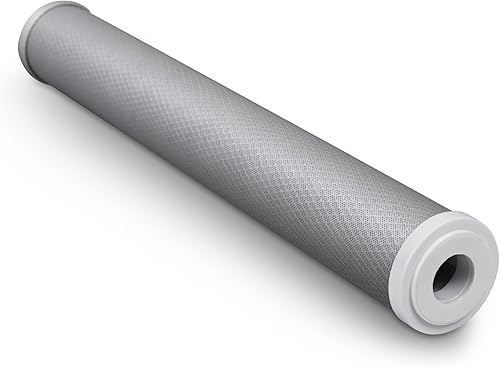 Miniatura 3 de Filtro de agua estándar de 5 micrones con carcasa de coco para toda la casa, 20 x 2.5 pulgadas, se adapta a carcasas de 20 x 2.5 pulgadas. Elimina
