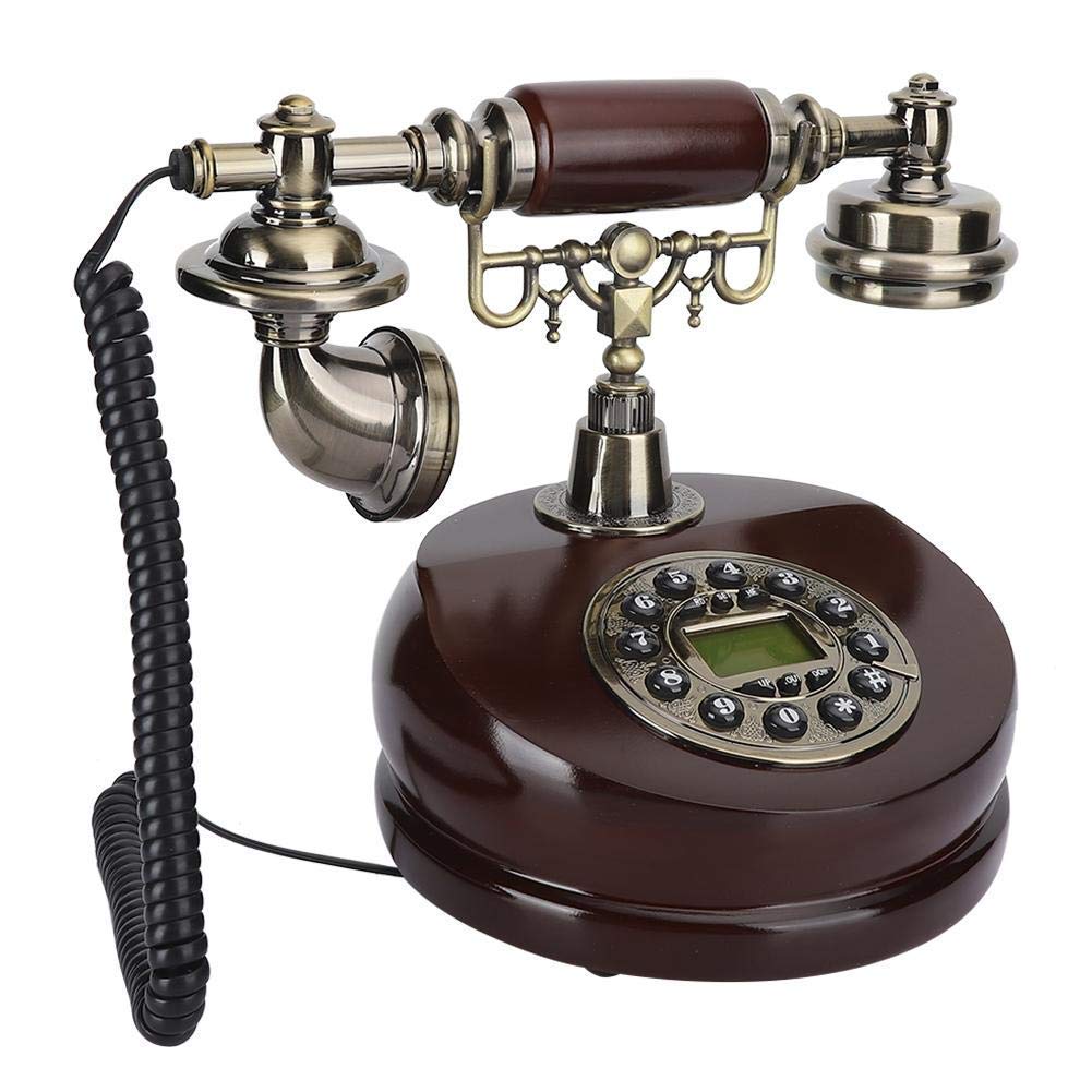 Teléfono Fijo, Teléfono Europeo Vintage Retro Moda Antigua Decoración Clásica Teléfono Giratorio Retro Teléfonos Fijo De Negocios Decoración De La Oficina En El Hogar Hotel