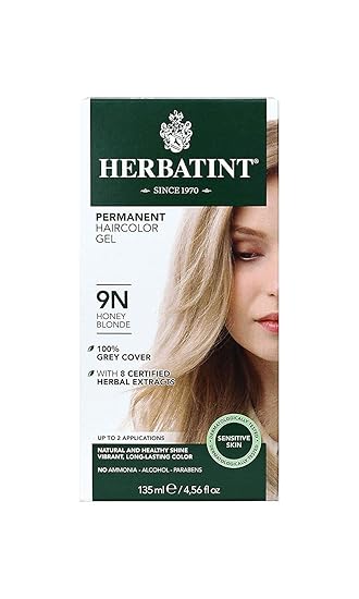 Herbatint Permanent Herbal Haircolour Gel 9 N Honey Blonde 135 Ml Herbatint