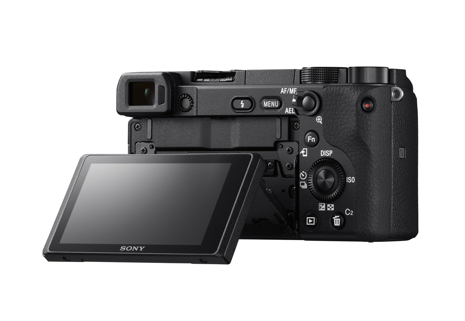 Sony Alpha 6400 (APS-C) Fotocamera con obiettivo 16-50 mm – Autofocus con rilevamento degli occhi da 0,02 s, video 4K, display ribaltabile, ideale per vlogging, fotografia e viaggi