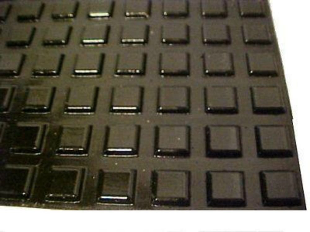 Lot of 250 Black Self Adhesive Square Rubber Feet 12.7mm (1
