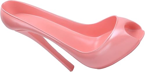 Miniatura 9 de TOPINCN Estante de vino sintético botella de vino titular de exhibición innovadora Highheeled Shoe Shape Accesorios de decoración del hogar (rosa)