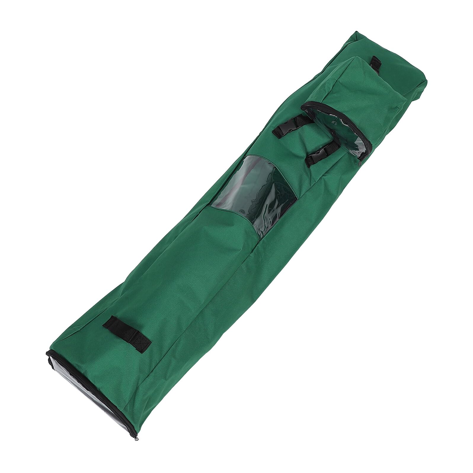 GANAZONO Faltbare Geschenkpapier Aufbewahrungstasche aus Oxford Reißfest mit Reißverschluss Multifunktionaler Organizer für Geschenkpapier Bänder und Partyzubehör Grün