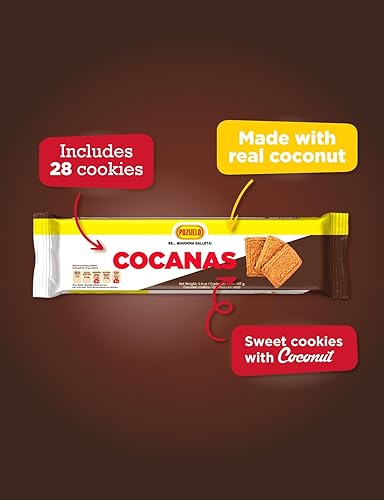 Miniatura 2 de Pozuelo Galletas de Cocanas  Galletas de coco  Frescas y crujientes  Gran postre  5.89 onzas (paquete de 3)