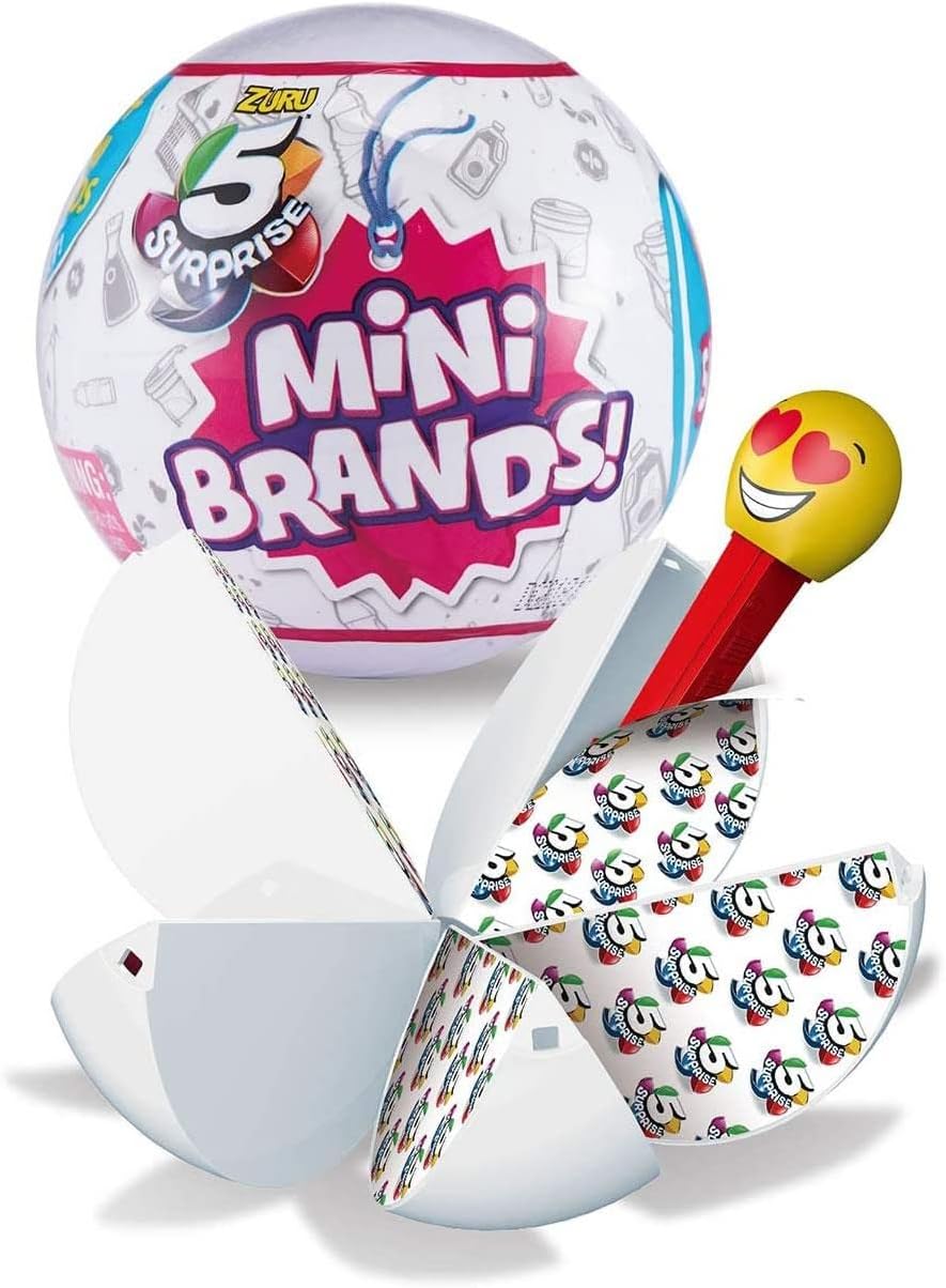 5-Surprise Mini Brands Collectible Capsule Ball by Zuru - 3 Ball Bundle