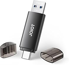 USB Flash Drive 256 GB 3.0 USB C 3.0 2 in 1 Pen Drive USB 256 GB OTG Memory Stick for Smartphone PC Android iPhone 15 High Speed Data Storage Black