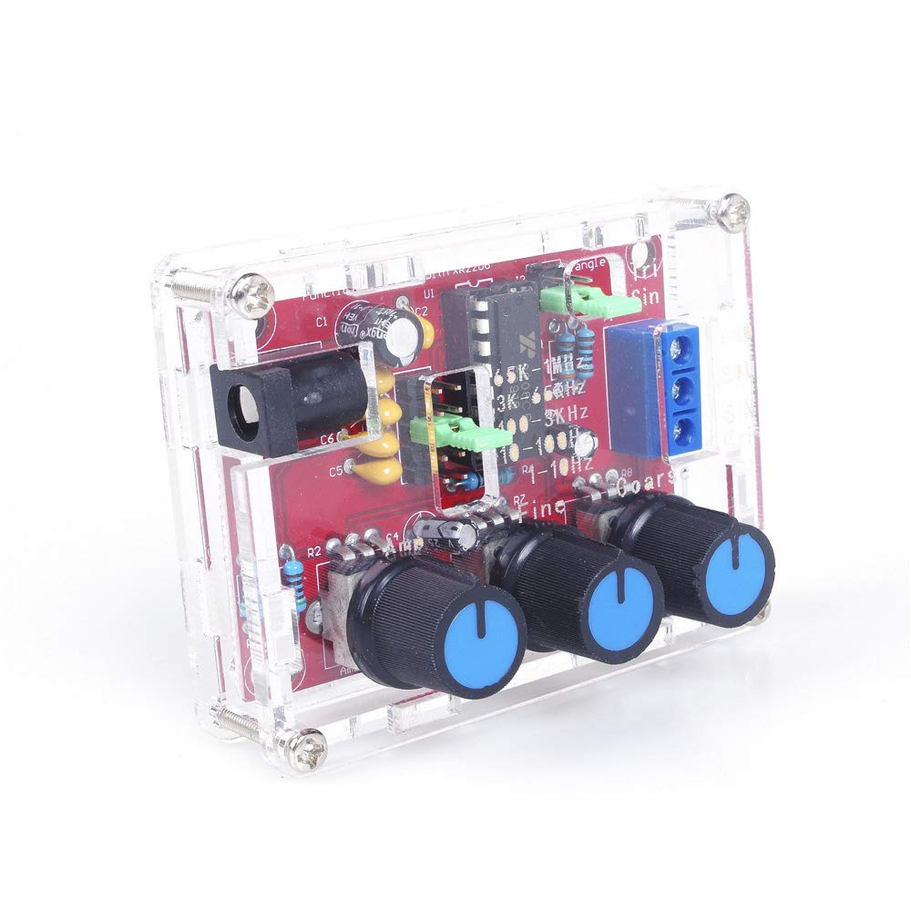 XR2206 1 Hz - 1 MHz generator sygnału sinusoidalny / trójkąt/kwadratowy generator sygnału wyjściowego regulowana amplituda częstotliwości (wypełnienie zakończone)