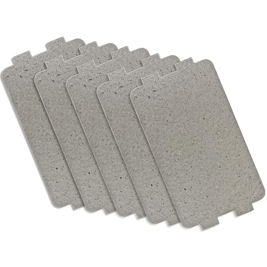 5 Pcs Microwave Oven Parts Waveguide Cover Universal Mica Sheet Microwave Oven Repairing Part for Kitchen Home Office Restaurant (2 1/4 Inch X 4 3/5 Inch)