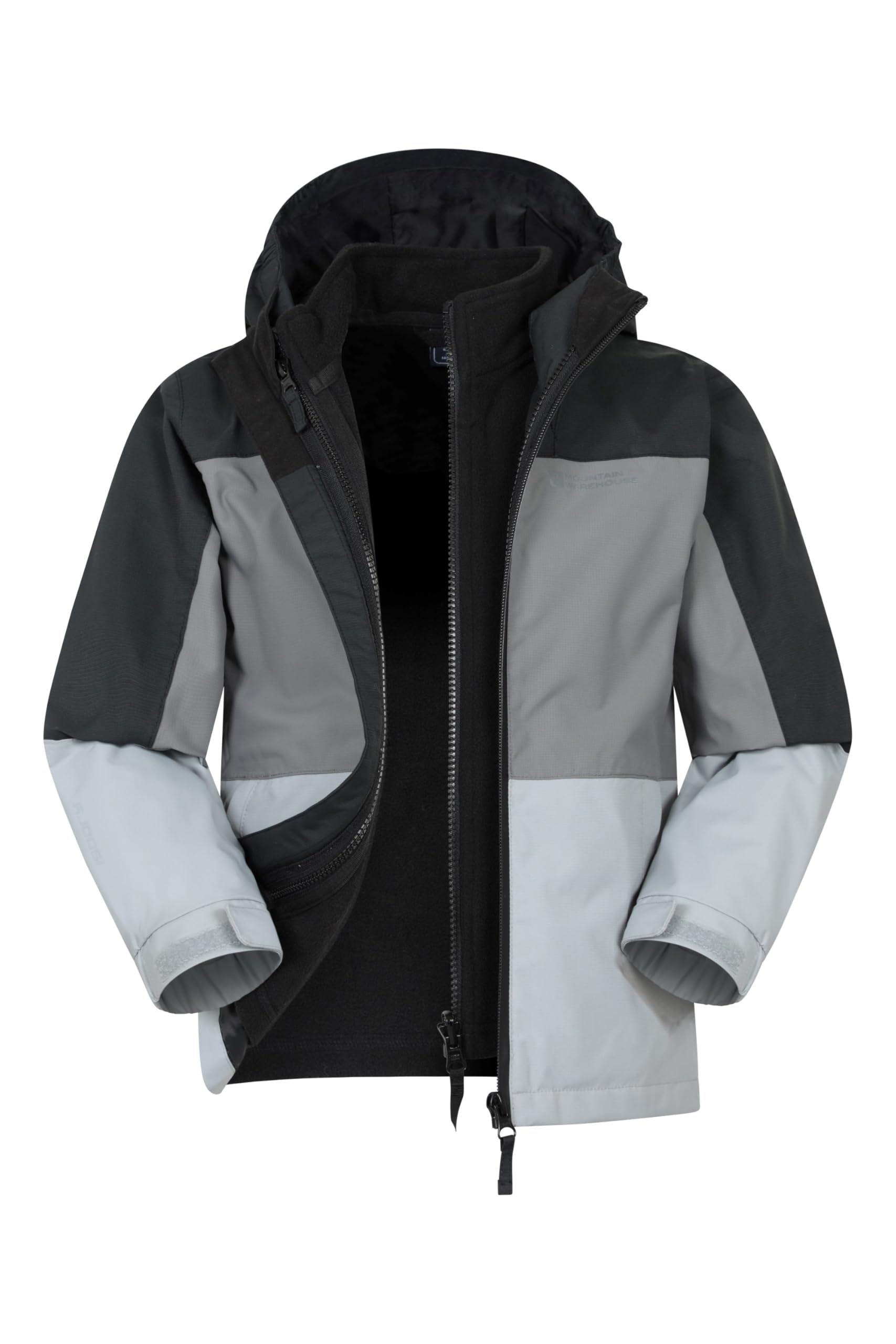 Cannonball II Kids 3 in 1 Waterproof Jacket - Black