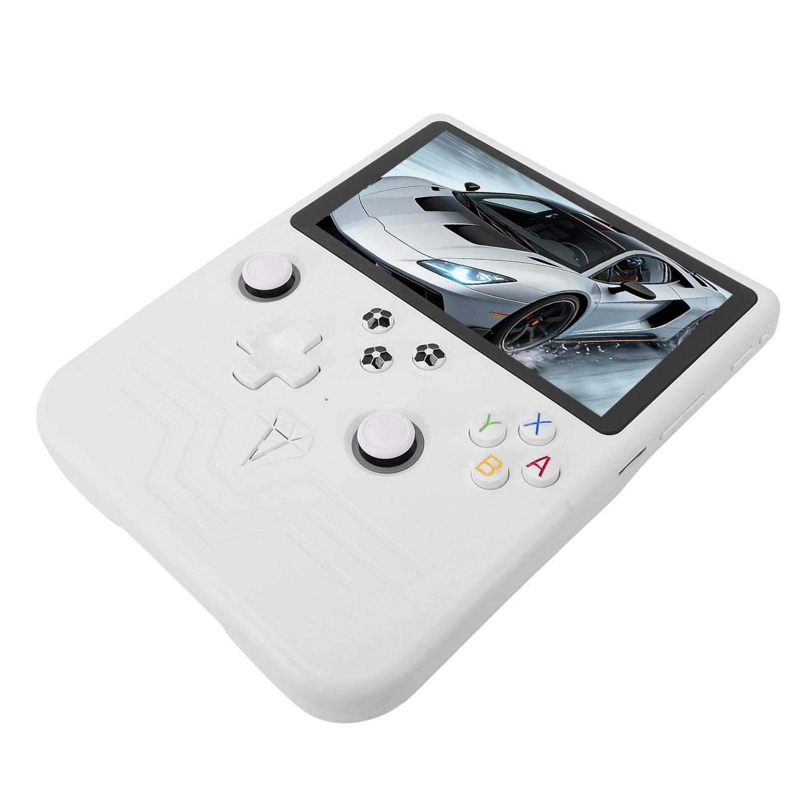 Generic Console di Gioco Portatile retrò Schermo Open Source da 6 Pollici con Batteria a Lunga Durata per Titoli retrò 3D 1 X Console di Gioco (WHITE)