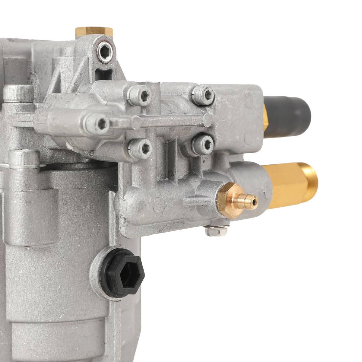 3000PSI Hochdruckreiniger-Pumpe, 14mm Schaft, 2,4 GPM Ersatzpumpe, 3/4 Zoll Horizontalwellen-Kurbelwellenmotor für Simpson